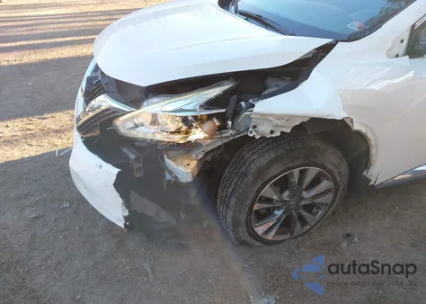 2016 Nissan Murano Sv z USA, uszkodzony, nr VIN 5N1AZ2MG8GN155689